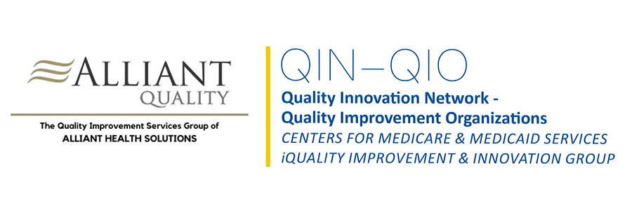 Quality Improvement Organizations logo co-branded with Alliant Quality logo